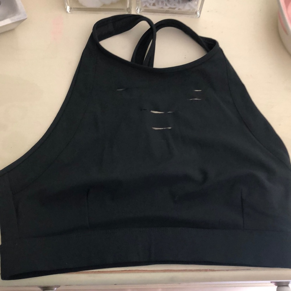 Ribbed warrior sports bra